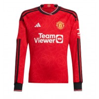 Manchester United Antony #21 Replica Home Shirt 2023-24 Long Sleeve